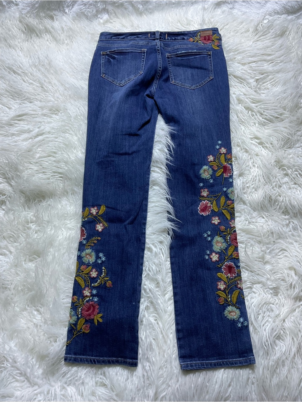 Sundance Magnolia Fit Embroidered Jeans - Picture 4 of 4